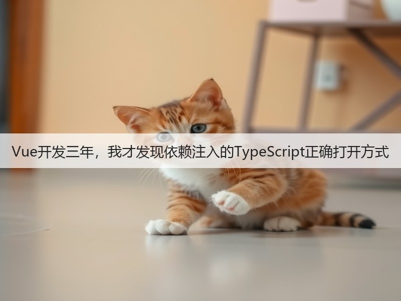 Vue开发三年,我才发现依赖注入的TypeScript正确打开方式(图2) Vue开发三年,我才发现依赖注入的TypeScript正确打开方式(图2)