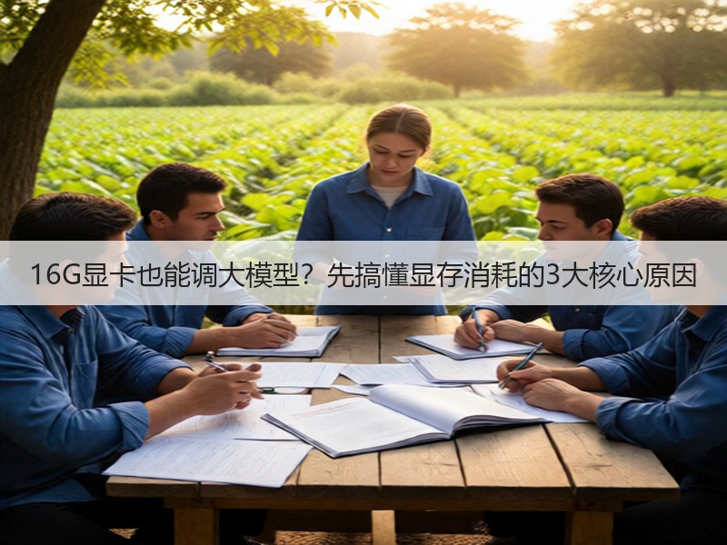 16G显卡也能调大模型?先搞懂显存消耗的3大核心原因(图1) 16G显卡也能调大模型?先搞懂显存消耗的3大核心原因(图1)