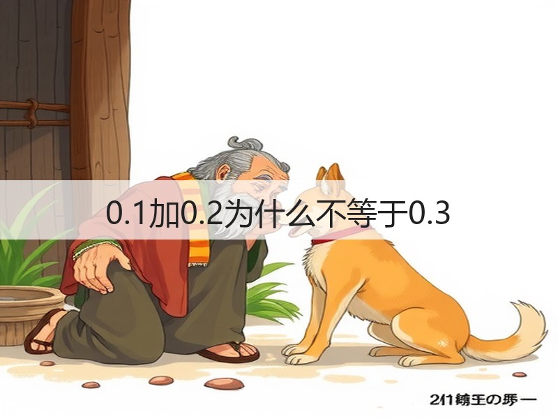 0.1加0.2为什么不等于0.3(图2) 0.1加0.2为什么不等于0.3(图2)