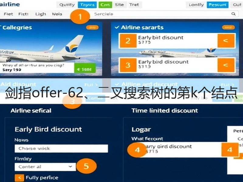 剑指offer-62、⼆叉搜索树的第k个结点(图2) 剑指offer-62、⼆叉搜索树的第k个结点(图2)