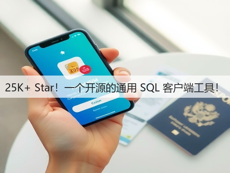 25K+ Star!一个开源的通用 SQL 客户端工具!(图2) 25K+ Star!一个开源的通用 SQL 客户端工具!(图2)