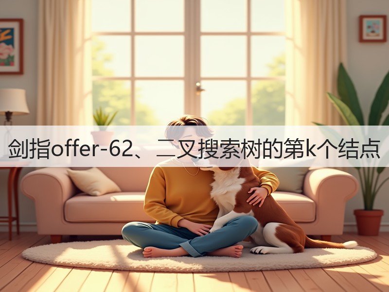 剑指offer-62、⼆叉搜索树的第k个结点(图1) 剑指offer-62、⼆叉搜索树的第k个结点(图1)