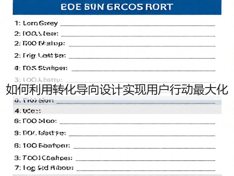 如何利用转化导向设计实现用户行动最大化(图2) 如何利用转化导向设计实现用户行动最大化(图2)
