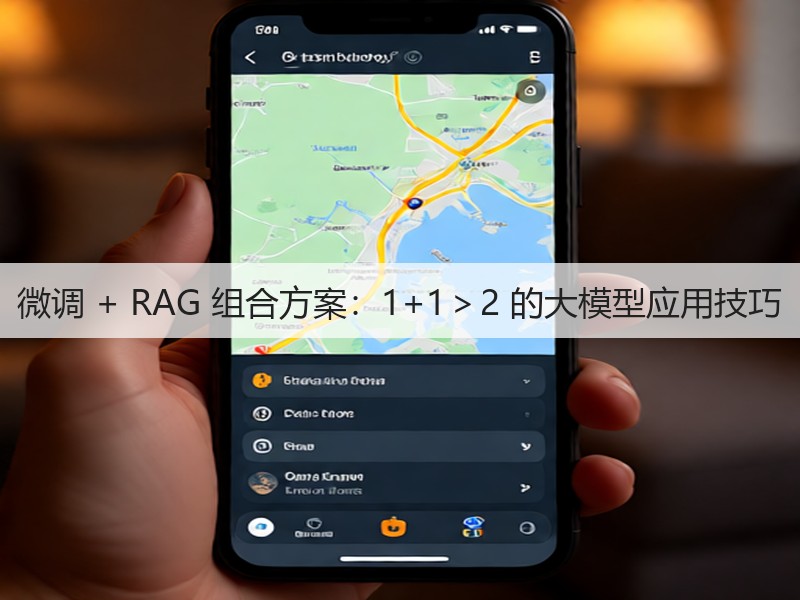 微调 + RAG 组合方案:1+1>2 的大模型应用技巧(图1) 微调 + RAG 组合方案:1+1>2 的大模型应用技巧(图1)