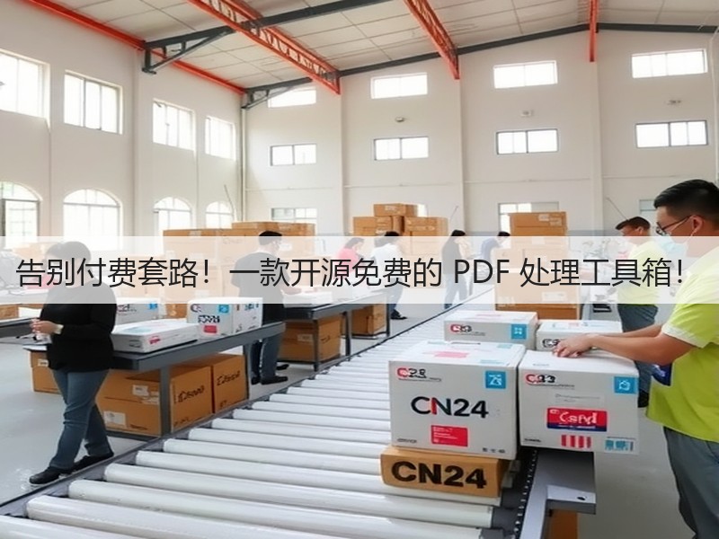 告别付费套路!一款开源免费的 PDF 处理工具箱!(图1) 告别付费套路!一款开源免费的 PDF 处理工具箱!(图1)