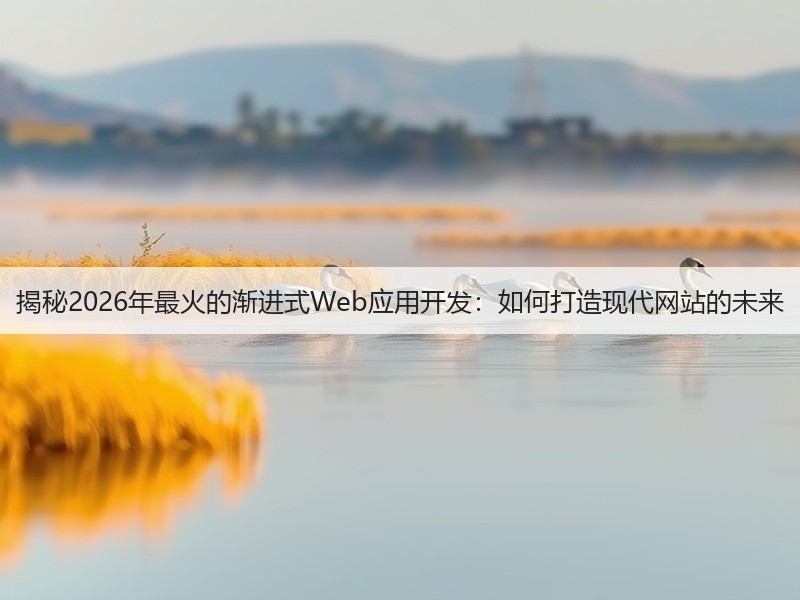 揭秘2026年最火的渐进式Web应用开发:如何打造现代网站的未来(图1) 揭秘2026年最火的渐进式Web应用开发:如何打造现代网站的未来(图1)